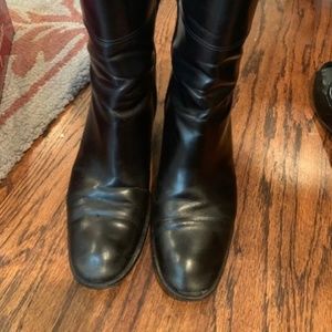 Ferragamo Black Short Boot (with box)